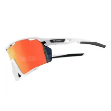 LUNETTES VELO ADULTE GIST NOVA MONTURE BLANCHE VERRE ROUGE POLYCARBONATE (PROTECTION 100% CONTRE UVA, UVB, UVC ET LUMIERE BLEUE) COMPATIBLE CLIP VERRES CORRECTEURS REF 225388
