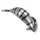 EXHAUST FOR 50cc MOTORBIKE- LEOVINCE X-FIGHT FOR RIEJU 50 MRT, SM, PRO (REF 80017)