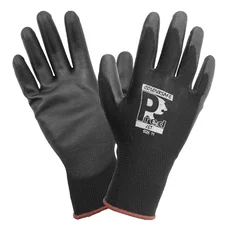 WORKSHOP GLOVES - POLYURETHANE Black - EEC Appoved  - size 11  (PAIR)