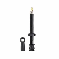 VALVE DE PNEU TUBELESS PRESTA NEWTON COLORI NOIR 60mm 4 TROUS POUR DIFFUSION PREVENTIF (VENDU A L'UNITE) - LIVRE AVEC DEMONTE OBUS