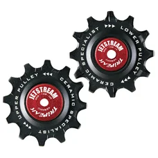 GALET DERAILLEUR VTT TRIPEAK 12-14 DENTS ROULEMENT G5 CERAMIQUE POUR SRAM EAGLE/ EAGLE AXS 12/11V. NOIR (BLISTER DE 2)