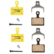 PLAQUETTE DE FREIN ROUTE SHIMANO DURA-ACE R9170, ULTEGRA R8070, TIAGRA R4770, RS805, RS505, RS405, RS305, TEKTRO R310  (SWISSSTOP ORGANIC SILENCE - DISC 34RS)  (PAIRE SUR CARTE)