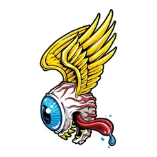 STICKER LETHAL THREAT MINI MOTOR MONSTER EYEBALL (60x80mm)