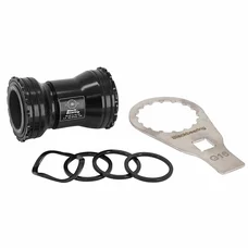 CUVETTE INTEGRE BOITIER  VTT/ROUTE A EMBOITER/PF30 386 EVO BLACKBEARING ROULEMENT CERAMIQUE BOITE DE 68/92 DIAM 46 POUR AXE 28.99mm (COMPATIBLE SRAM DUB)  - CLE MONTAGE INCLUSE-