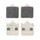 BRAKE PADS SET (4 pads) CL BRAKES FOR DUCATI 1000 MONSTER S4R-S 2006> Front / KTM 990 SUPERDUKE 2005> Front /TRIUMPH 1050 SPEED-TRIPLE 2008> Front   (1033 A3+ TOURING SINTERED)