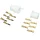 CONNECTEUR ELECTRIQUE PLASTIQUE 6 FICHES (6 COSSES PLATES MALES + 6 COSSES PLATES FEMELLES)  -P2R-