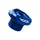 BOUCHON D'HUILE SCOOT VOCA RACING POUR MBK 50 BOOSTER, STUNT, NITRO, OVETTO/YAMAHA 50 BWS, SLIDER, AEROX, NEOS ALU CNC BLEU (M14x1,50)