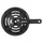 PEDALIER VTT SHIMANO 6/7/8V. TOURNEY NOIR 170mm 48-38-28 (BOITIER 123mm)