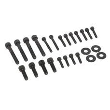 VIS DE CARROSSERIE/CARENAGE/CAPOTAGE REPLAY ACIER POUR PIAGGIO 50 TYPHOON, NTT, NRG  NOIR (KIT)