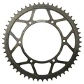 COURONNE 50 A BOITE ADAPTABLE DERBI 50 GPR NUDE 2004>2012, GPR RACING 2004>, SENDA DRD 2007> / APRILIA 50 RS4 2011>2020 / GILERA 50 SMT 2013> 420  53 DTS  ACIER NOIR  (ALESAGE 108 mm)  -SUPERSPROX-