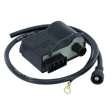 BOBINE ALLUMAGE AVEC CDI 50 A BOITE ADAPTABLE APRILIA / MINARELLI AM345-AM6  (4 COSSES) (DZE) -SGR  -SELECTION P2R-