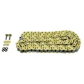 CHAIN FOR MOTORBIKE- AFAM  428  114 LINKS  XS-RING REINFORCED  GOLD - -(A428MX-G 114L)