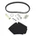 KIT ENTRETIEN SCOOT ORIGINE PIAGGIO 50 ZIP 4T 2018> (AVEC GUIDES VARIATEUR)  -1R000516-
