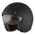 HELMET-OPEN FACE MT LE MANS 2 SV A1 SOLID-MATT BLACK   S (ECE 22.06)