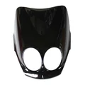 FRONT FAIRING FOR SCOOT MBK 50 OVETTO 2008>/YAMAHA 50 NEOS 2008> GLOSS BLACK (UPPER PART)