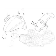 Logement roue - Garde boue