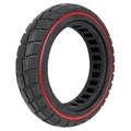 PNEU TROTTINETTE PLEIN 230 X 50 NOIR LISERET ROUGE (POUR DUALTRON RAPTOR 2)