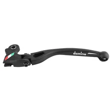 LEVIER D'EMBRAYAGE MOTO ON ROAD DOMINO F.28 RACING ALU GAUCHE NOIR (LEVIER REPLIABLE)