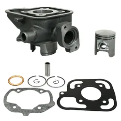 CYLINDRE SCOOT ADAPTABLE PEUGEOT 50 LUDIX BLASTER, SPEEDFIGHT 3, JET FORCE  -P2R FONTE AVEC PISTON GRAPHITE-