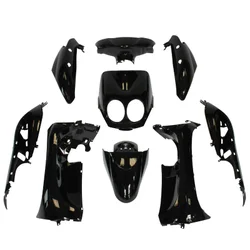 FAIRINGS/BODY PARTS FOR SCOOT  MBK 50 OVETTO 2008>2010 ANALOG SPEEDOMETER /YAMAHA 50 NEOS 2008>2010 ANALOG SPEEDOMETER  BLACK GLOSS  (9 PARTS KIT )