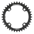 CHAINRING FOR E-BIKE - SINGLE 36teeth Ø104 BLACK TA E-ONE 4 ARMS ALU 7075 FOR BOSCH / BROSE / YAMAHA / GIANT / SHIMANO E-STEPS TA E-ONE