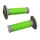 REVETEMENT POIGNEE PROGRIP MOTO OFF ROAD 783 DOUBLE DENSITE BASE GRIS/VERT CLOSED END 115mm (CROSS/MX) (PAIRE)