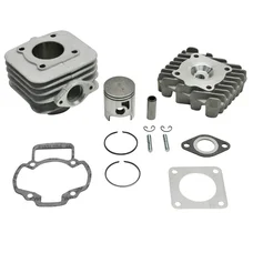 COMPLETE CYLINDER KIT FOR SCOOT  PIAGGIO 50 ZIP 2STROKE, TYPHOON, LIBERTY 2STROKE/GILERA 50 STALKER, ICE/APRILIA 50 SR AIR  -ALUMINIUM NIKASIL AIRSAL-