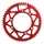 REAR CHAIN SPROCKET FOR DERBI 50 SENDA DRD, DRD PRO  420  53 Teeth ALU CNC RED (102/124.5/8.5)  -STAGE 6-
