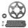 KIT CHAINE ADAPTABLE HONDA 125 CBR R 2004>2010  428  15x42  (DEMULTIPLICATION ORIGINE)  -SUPERSPROX-