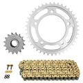 KIT CHAINE ADAPTABLE HONDA 1000 CBF FA ABS 2010>2016, CBF FS ABS 2010>2013, CBF T ABS 2012>2015  530  16x41  (DIAM COURONNE 112/138/12.25)  (DEMULTIPLICATION ORIGINE)  -AFAM-