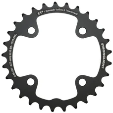 PLATEAU VTT 4BRA D.80 POUR SRAM X0-XX-X9-X7 STRONGLIGHT DOUBLE 29DTS INTERIEUR NOIR CT2  10V. - EPAISSEUR 3.5mm