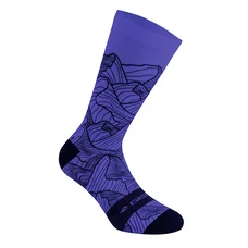 CHAUSSETTES/SOCQUETTES ETE GIST VIOLET COVERING MONTAGE 43/47 ECOLOGIQUE - HAUTEUR cm   (PAIRE)  -5863