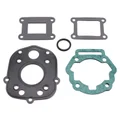 GASKET SET FOR CYLINDER KIT FOR FOR DERBI 50 SENDA 2006>, GPR 2006>/GILERA 50 SMT 2006>, RCR 2006>/APRILIA 50 RS 2006>, RX 2006> ( PIAGGIO EURO 3) (5 GASKETS SET) -SELECTION P2R-