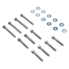 VIS DE CARTER REPLAY ACIER POUR PEUGEOT 50 TKR, TREKKER, SPEEDFIGHT, SQUAB  CHROME 6x40/55 (KIT DE 11)