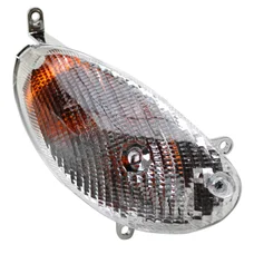 CLIGNOTANT MAXISCOOTER ADAPTABLE YAMAHA 125 MAJESTY YP 2002>2006/MBK 125 SKYLINER 2002>2006 AV GAUCHE TRANSPARENT (HOMOLOGUE CE) (5XL-H3310-00)   -SELECTION P2R-