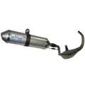 POT 50 A BOITE LEOVINCE X-FIGHT TITANE POUR APRILIA 50 RS4 2011> (PASSAGE BAS) (REF 3278)