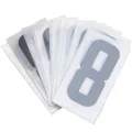 CHIFFRE PLAQUE PVC MOTO/SCOOTER 45mm  8  (VENDU PAR 10)