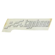 AUTOCOLLANT/STICKER/DECOR "TYPHOON" DE FACE AVANT ORIGINE PIAGGIO 50 TYPHOON 2006>2010  -624318-