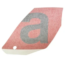 AUTOCOLLANT/STICKER/DECOR "A" DE FLANC DROIT ORIGINE PIAGGIO APRILIA 1000 RSV-4  -2H001291-