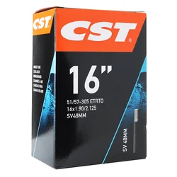 CHAMBRE A AIR VELO 16 x 1.90-2.125 CST VALVE STANDARD 48 mm