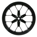 FRONT WHEEL  3,5''X17'' BLACK "PIAGGIO GENUINE PART" APRILIA 750-1200 DORSODURO, 1000 RSV-2, RSV-4, 750 SHIVER  -AP8128228-