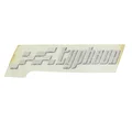 AUTOCOLLANT/STICKER/DECOR "TYPHOON" DE FACE AVANT ORIGINE PIAGGIO 50 TYPHOON 2006>2010  -624318-