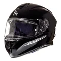 HELMET-FULL FACE MT TARGO SOLID GLOSS BLACK - XL  (SINGLE VISOR -PINLOCK READY).