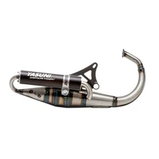 POT SCOOT YASUNI Z VERNI POUR MBK 50 BOOSTER, STUNT/YAMAHA 50 BWS, SLIDER  (SILENCIEUX NOIR)  -TUB306B-