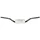 GUIDON 50 A BOITE KRM PRO RIDE PATRIOT OVERSIZE DIAM 28,6mm ALU NOIR AVEC MOUSSE BLANCHE HOLOGRAPHIQUE