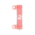 POCHOIR GRAVAGE TGV NUMERIQUE EN LIGNE CHIFFRE 2 (SACHET DE 20)  -ICA-
