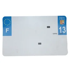 PLASTIC STRIP FOR BLANK PVC LICENSE PLATE (MOTORBIKE FORMAT 210X130)-DEPT 13/EUROPE (SOLD PER UNIT)