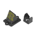 CLAPET SCOOT MALOSSI POUR PIAGGIO 50 ZIP, TYPHOON, NRG/GILERA 50 STALKER, RUNNER, DNA, ICE (VL13 LAMELLES CARBONE 0,30 MHR 45° CARBONE SUPPORT ALU)