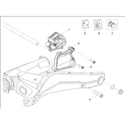 Pince frein arrière