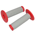 REVETEMENT POIGNEE REPLAY OFF ROAD CROSS KRATON GRIS/ROUGE 115mm - CLOSED END (PAIRE)